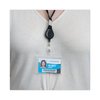 Advantus Frosted Rigid Badge Holder, 3 3/8 x 2 1/8, Clear, Horizontal, PK25 76075